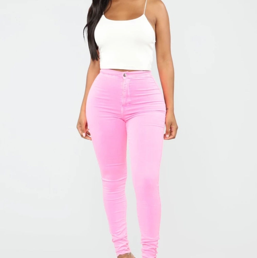 NWT Super High Waisted Color Skinnies